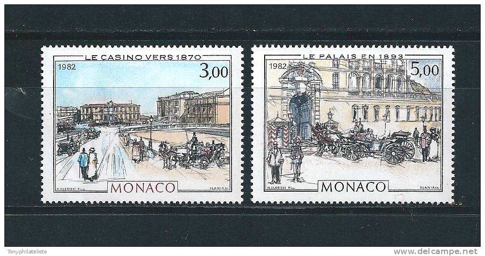 Monaco Timbres De 1982  Tableaux  Neufs** N°1340 Et 1341 - Nuovi