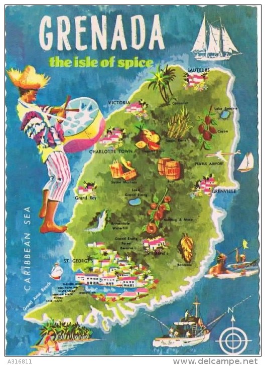 Cpm   GRENADA THE ISLE OF SPICE - Grenada