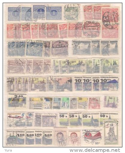 Lot 106 Czechoslovakia  120+  Different  2 Scans - Collections, Lots & Séries