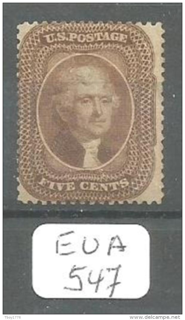 EUA Scott  30A (x) Very Good YT ??? # - Unused Stamps