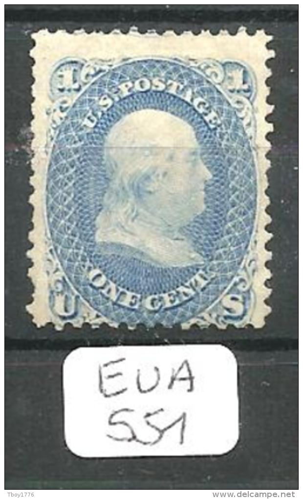 EUA Scott  63 (x) YT 18 # - Unused Stamps