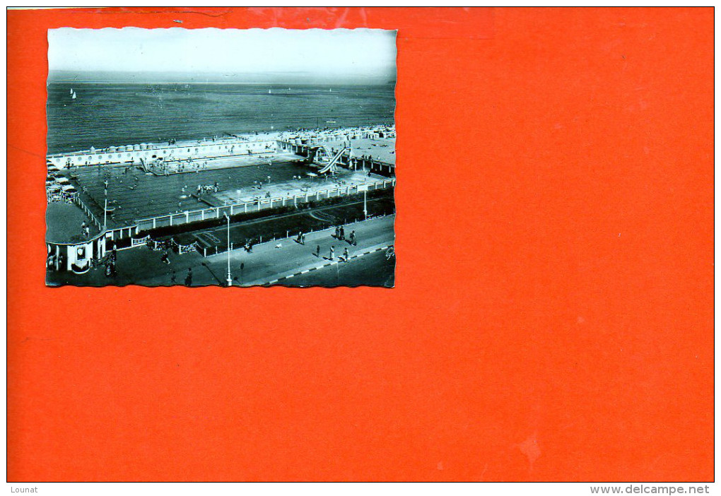 14 TROUVILLE - DEAUVILLE : La Piscine  (dimensions 8.7 X 6.5) (noir Et Blanc ) - Other & Unclassified