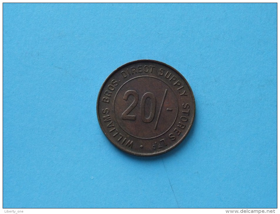 WILLIAMS BROS. DIRECT SUPPLY STORES LTD. - 20/- 28 Mm. Brass ( For Grade, Please See Photo ) ! - Autres & Non Classés