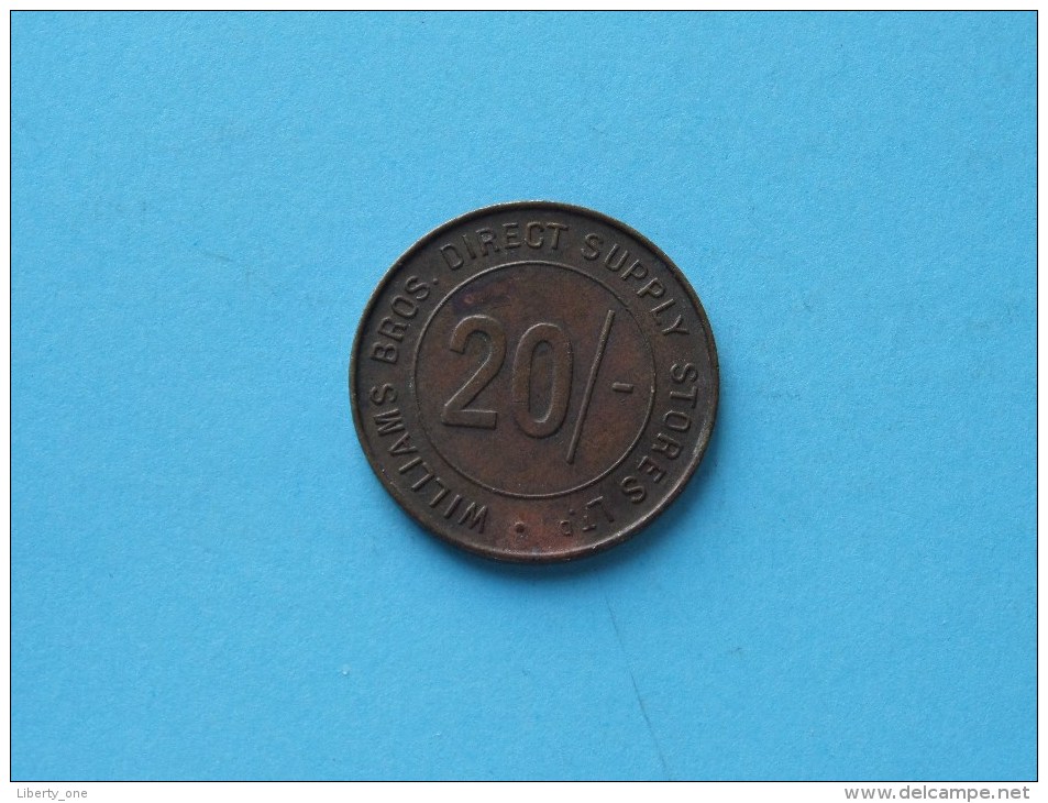 WILLIAMS BROS. DIRECT SUPPLY STORES LTD. - 20/- 28 Mm. Brass ( For Grade, Please See Photo ) ! - Autres & Non Classés