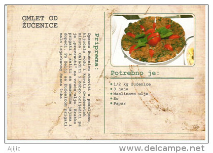 Chicory Omelette (Receipt From Montenegro) In English - Croat & Serb Languages - Recipes (cooking)