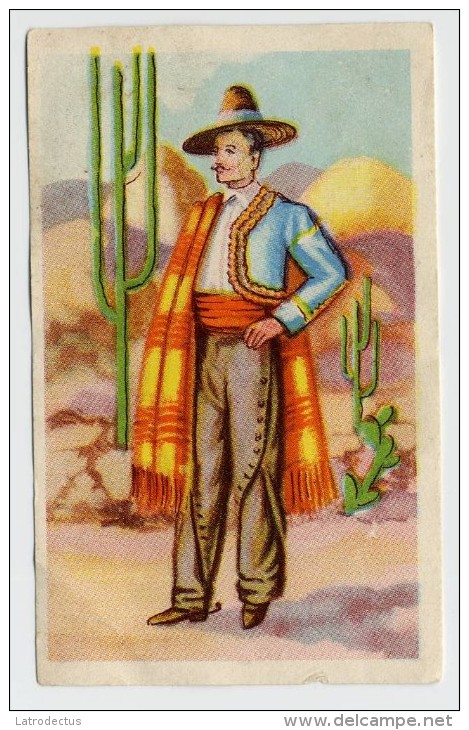 Aiglon - Costumes Nationaux - 385 - Mexique, Mexico (left Under Corner Bend) - Aiglon