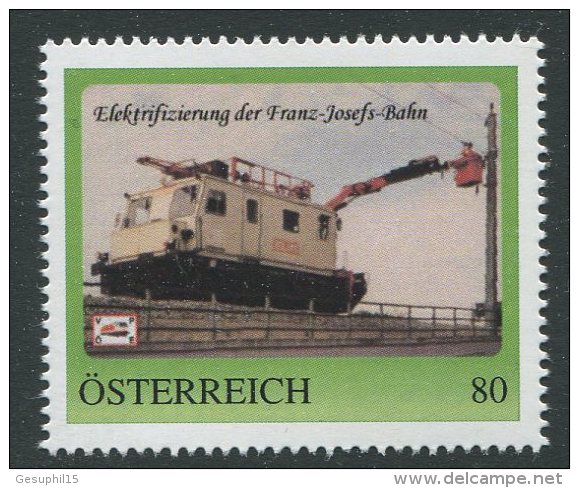 ÖSTERREICH / 8115108 / Elektrifizierung Franz-Josefs-Bahn / Postfrisch / ** / MNH - Personalisierte Briefmarken