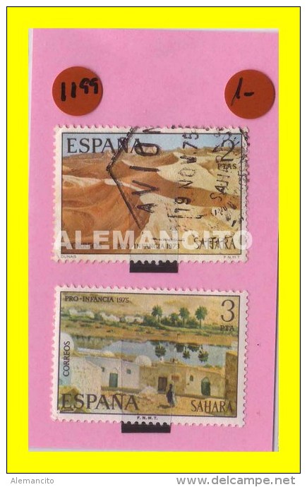 ESPAÑA  COLONIA ESPAÑOLA ZAHARA AÑO 1960-75 - Sahara Español