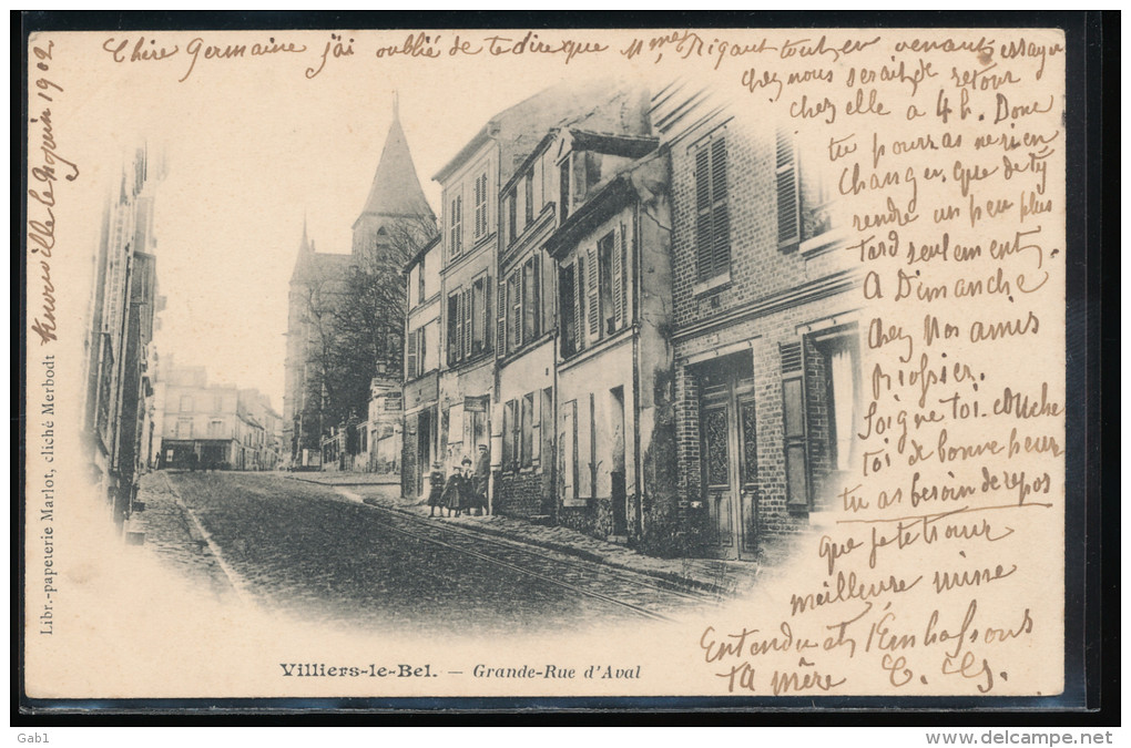 95 -- Villiers - Le - Bel  -- Grande - Rue D'Aval - Villiers Le Bel