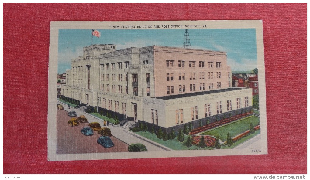 - Virginia> Norfolk Federal Building & Post Office  -    -- --ref 1912 - Norfolk