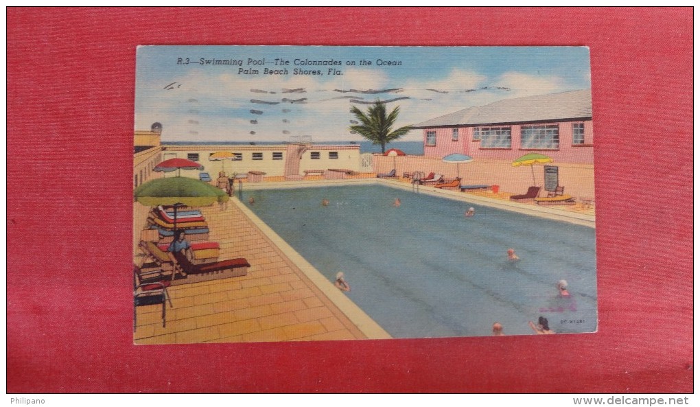 Florida> Palm Beach Shores  The Colonnades  Swimming Pool   -- --ref 1912 - Palm Beach