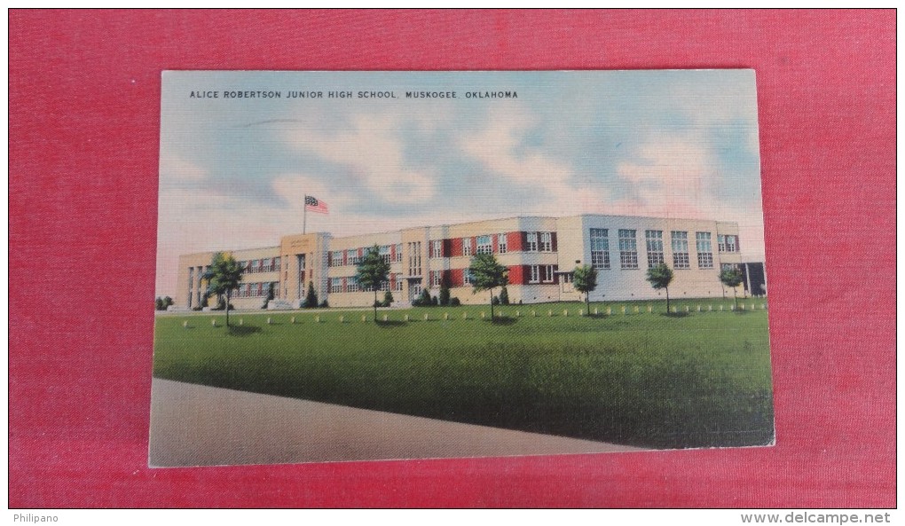 - Oklahoma> Muskogee--  Robertson High School - --ref 1912 - Muskogee
