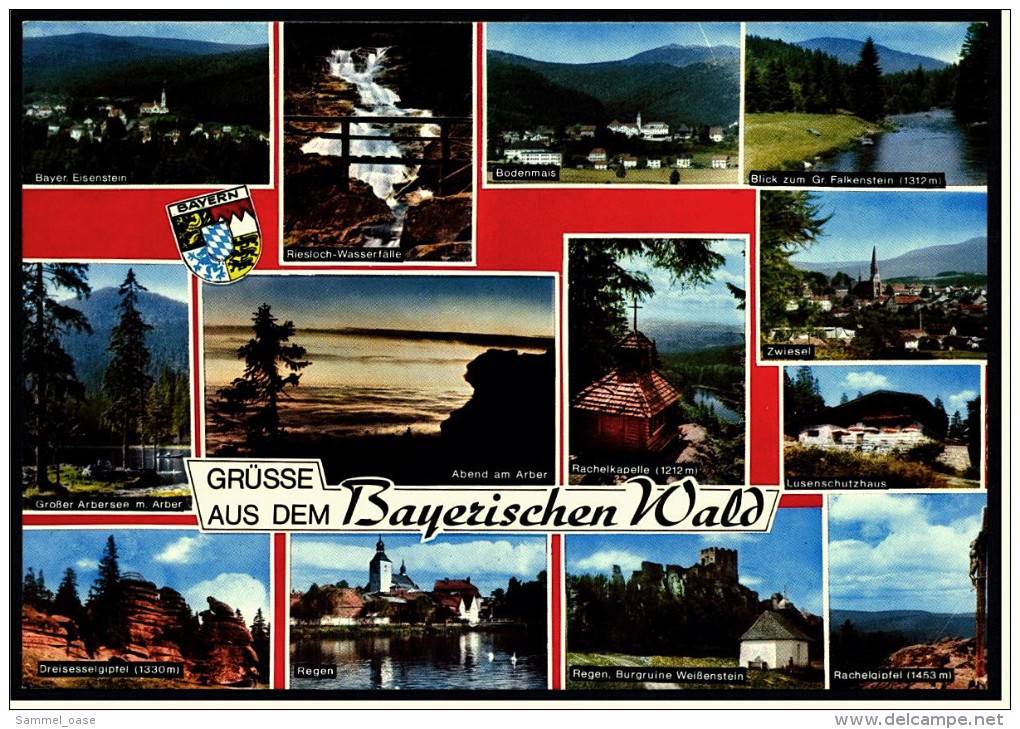 Bayerischer Wald  -  Mehrbild-Ansichtskarte Ca. 1990    (4911) - Zwiesel