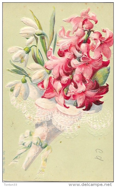 CPA COLORISEE GAUFFREE -  Bouquet De Fleurs - Ser 99 N°1890 - JL - - Autres & Non Classés