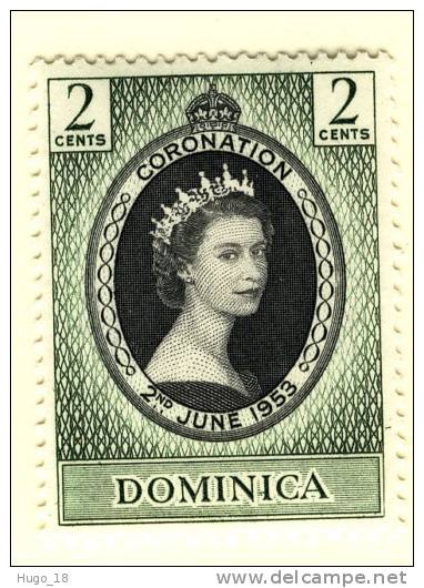 1953 QUEEN ELIZABETH CORONATION   DOMINICA - Dominique (1978-...)