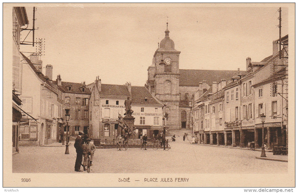 Saint-Dié - Place Jules Ferry - Bière De Champigneulles - Coiffeur - Saint Die