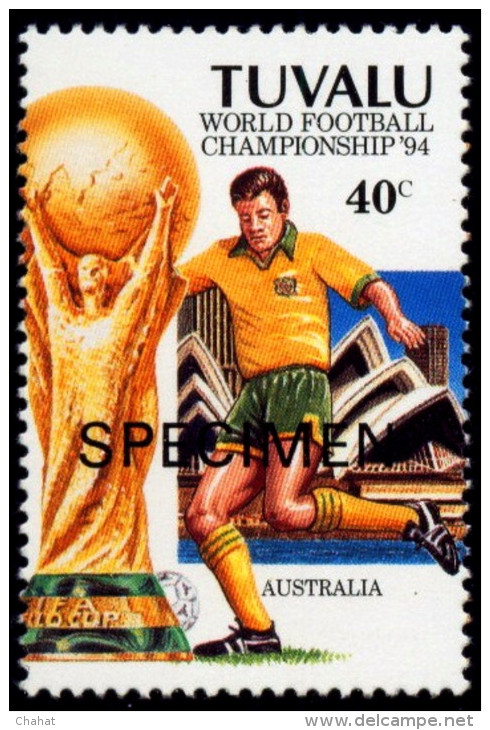 SOCCER-FIFA WORLD CUP-1994-SPECIMEN-SET OF 4-TUVALU-MNH-SCARCE-B8-60 - 1994 – USA