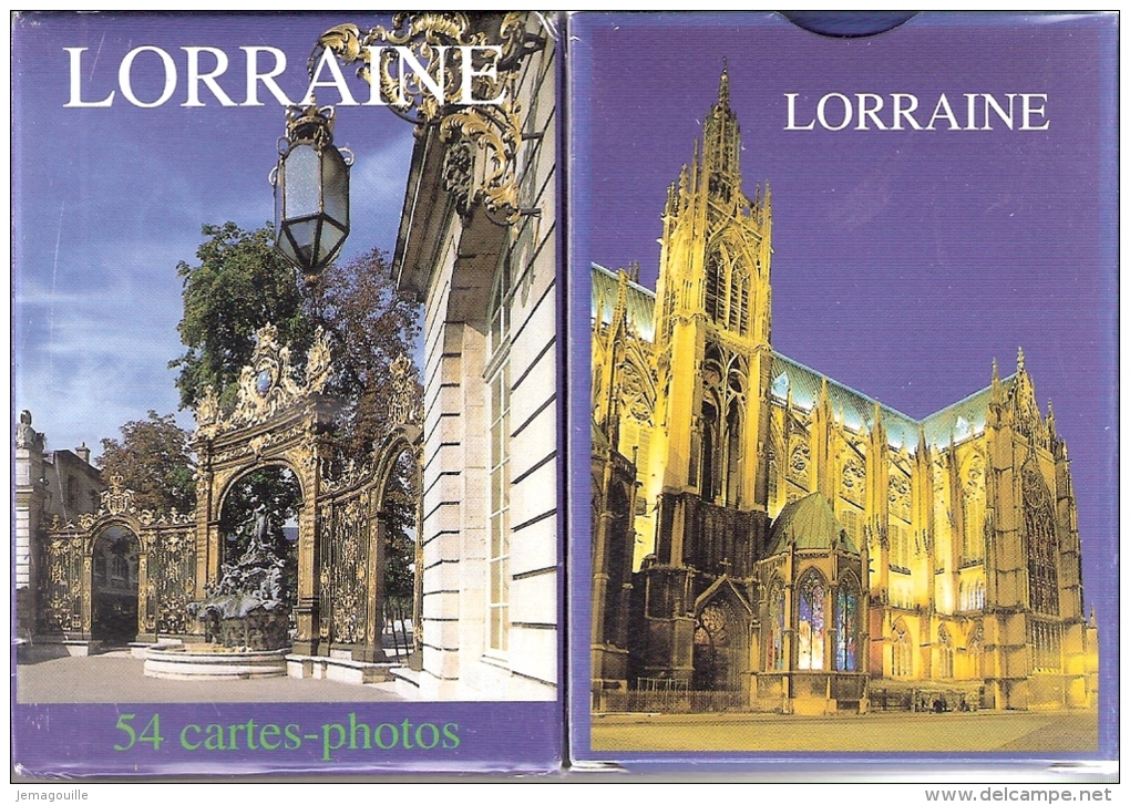 Jeu De 54 Cartes Photos - LORRAINE - Edition PIERRON Sarreguemines - Playing Cards (classic)