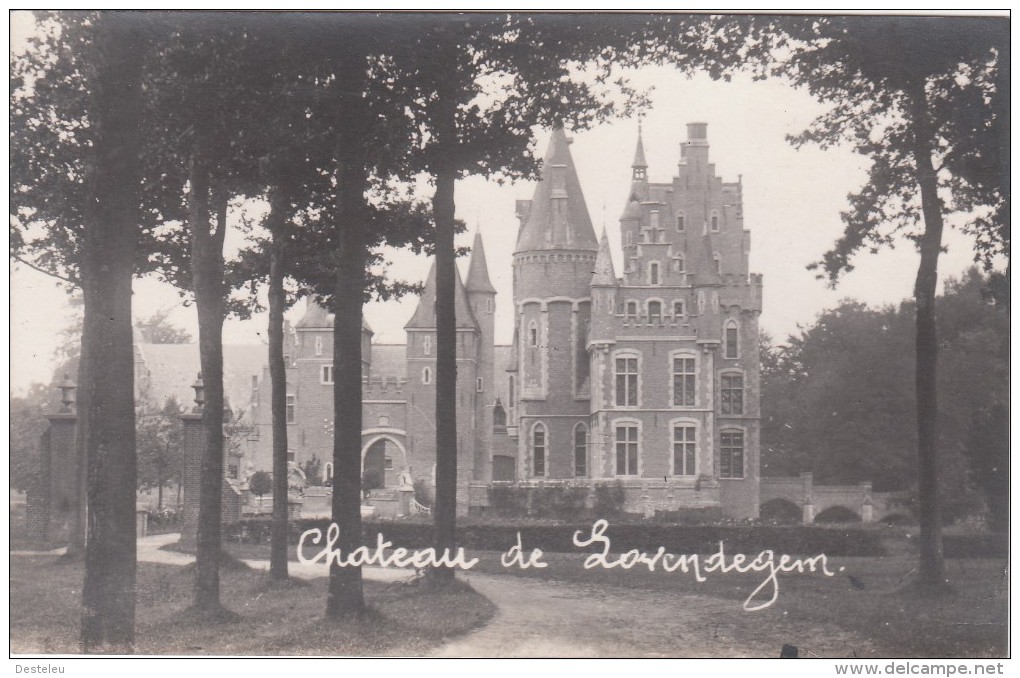 Zwarte Fotokaart Chateau De  Lovendegem - Lovendegem