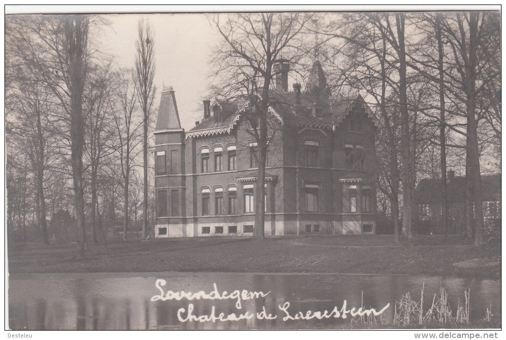 Zwarte Fotokaart Chateau De Laeresteen Lovendegem - Lovendegem