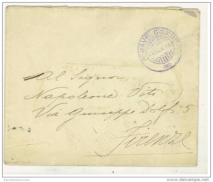 LETTERA - REGIA NAVE COATIT - ANNO 1915 - INCROCIATORE - Correo Militar (PM)