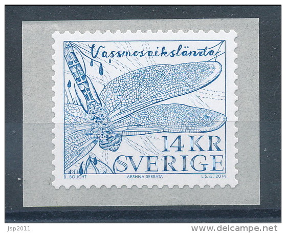 Sweden 2014 Facit # 3001. Slända PNR On Back (5).  MNH (**) - Ungebraucht