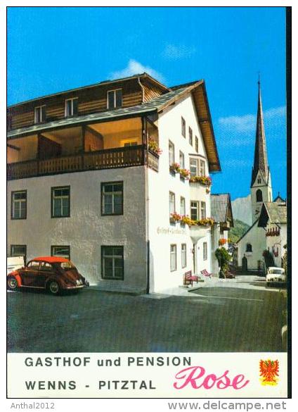 Rarität Wenns Im Pitztal Tirol Gasthaus Gasthof Pension Rose VW 1200 Renault Dauphine 60er - Pitztal
