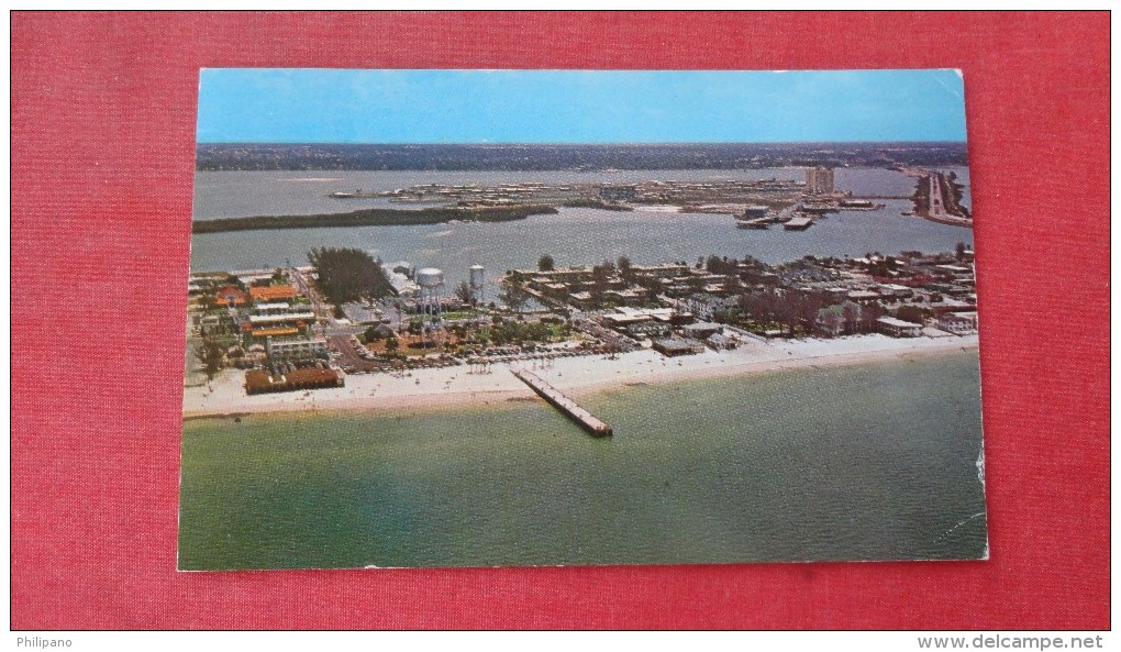 Aerial View Rockaway & Pier Florida> Clearwater ------  -----------ref 1914 - Clearwater