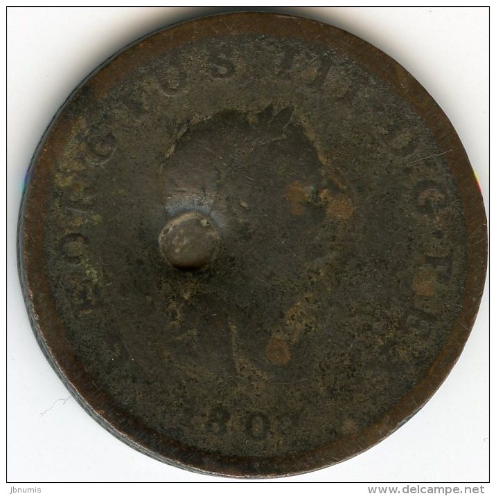 Grande-Bretagne Great Britain 1 Penny 1807 KM 663 - C. 1 Penny