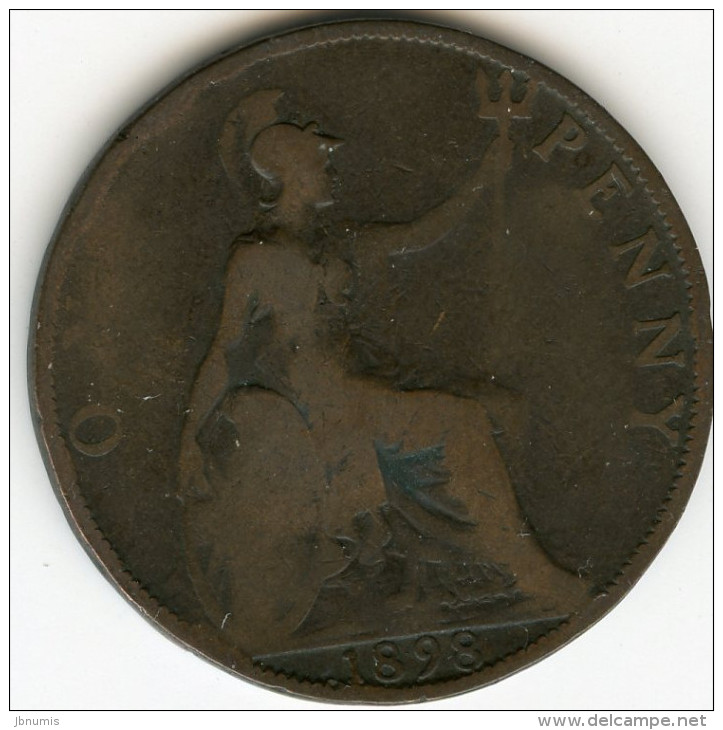 Grande-Bretagne Great Britain 1 Penny 1898 KM 790 - D. 1 Penny