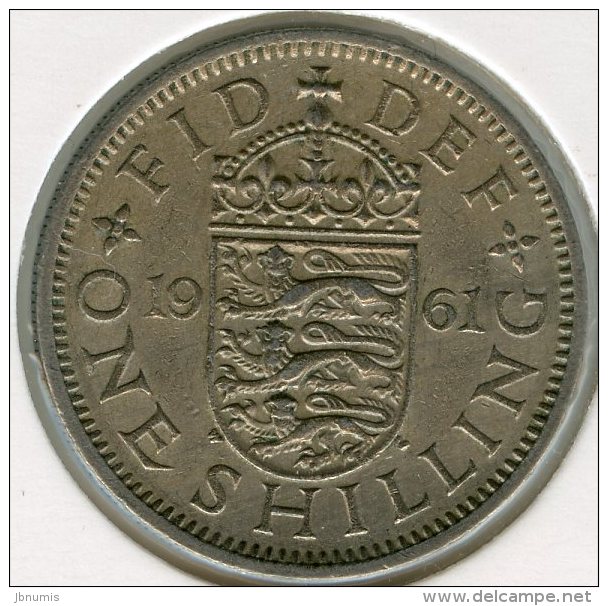 Grande Bretagne Great Britain 1 Shilling 1961 Angleterre KM 904 - I. 1 Shilling