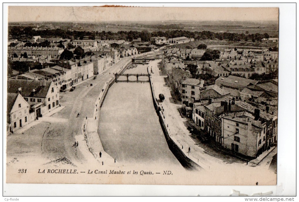 17 - LA ROCHELLE . LE CANAL MAUBEC ET LES QUAIS - Réf. N°10744 - - La Rochelle