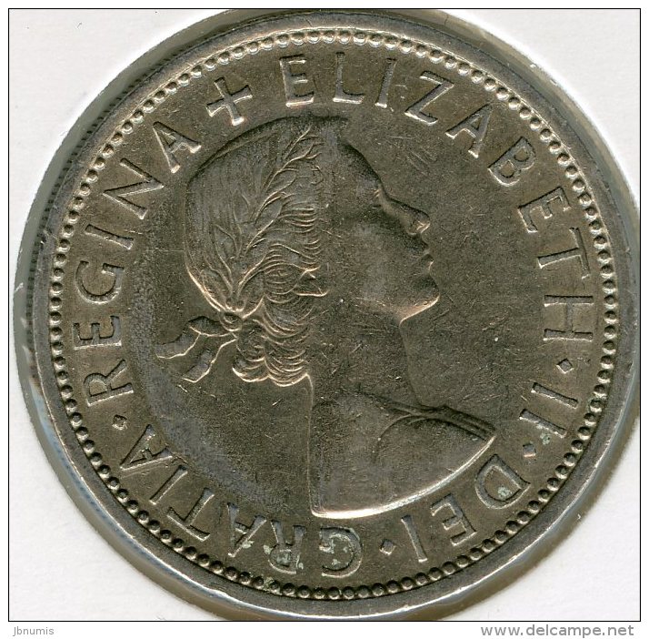 Grande Bretagne Great Britain 1 Florin 2 Shillings 1966 KM 906 - J. 1 Florin / 2 Schillings