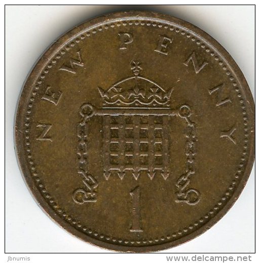 Grande Bretagne Great Britain 1 New Penny 1975 KM 915 - 1 Penny & 1 New Penny