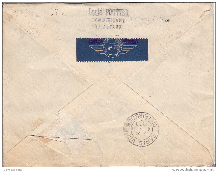 Lettre Tamatave Pour La France - Lettres & Documents