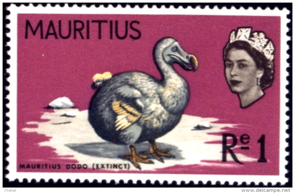 MAURITIUS 1965 BIRDS -PART SET- VF NEVER HINGED OG -MNH-SCARCE-B8-46 - Pics & Grimpeurs