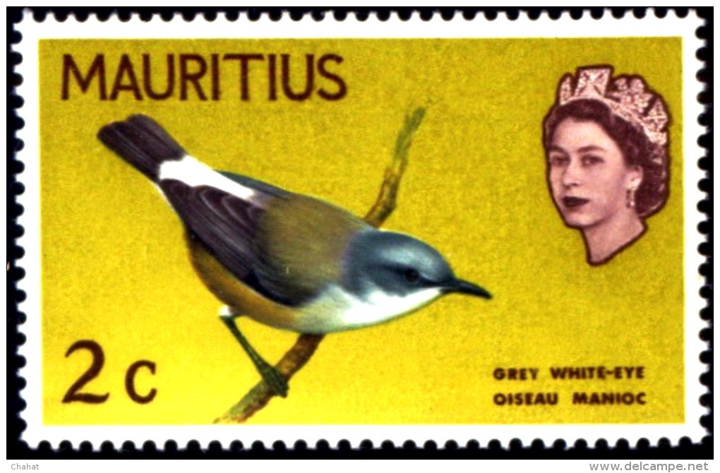 MAURITIUS 1965 BIRDS -PART SET- VF NEVER HINGED OG -MNH-SCARCE-B8-46 - Piciformes (pájaros Carpinteros)