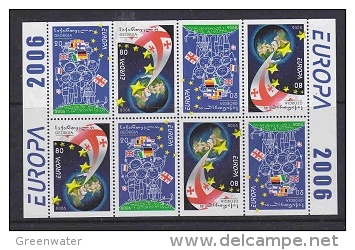 Europa Cept 2006 Georgia Booklet  Pane ** Mnh (F4173) - 2006