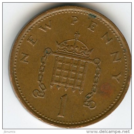 Grande Bretagne Great Britain 1 New Penny 1981 KM 915 - 1 Penny & 1 New Penny