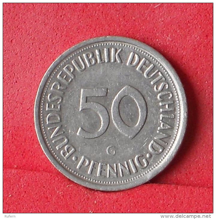 GERMANY FEDERAL REPUBLIK  50  PFENNIG  1980 G   KM# 109,2  -    (Nº12341) - 50 Pfennig