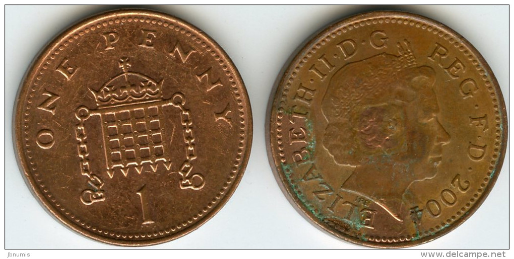 Grande Bretagne Great Britain 1 Penny 2004 KM 986 - 1 Penny & 1 New Penny