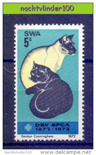 Mui154 FAUNA KATTEN ZOOGDIEREN CATS MAMMALS KATZEN CHATS FELINS  SWA 1972 PF/MNH - Domestic Cats