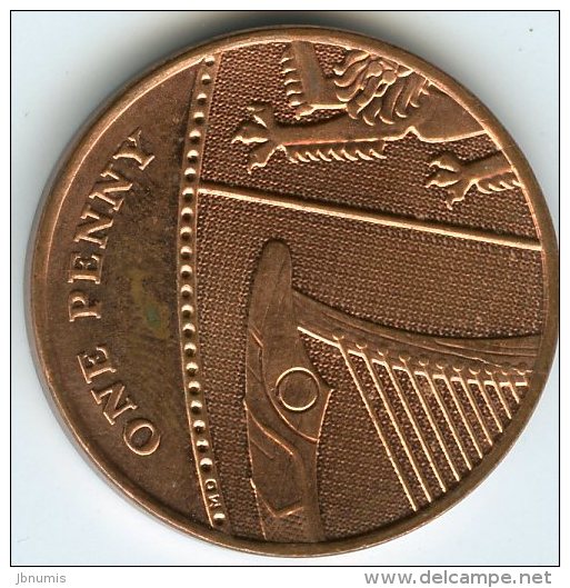 Grande Bretagne Great Britain 1 Penny 2009 KM 1107 - 1 Penny & 1 New Penny