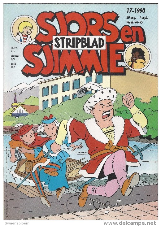 NL.= Stripblad. Sjors En Sjimmie. Nr. 17-1990. - Sjors En Sjimmie