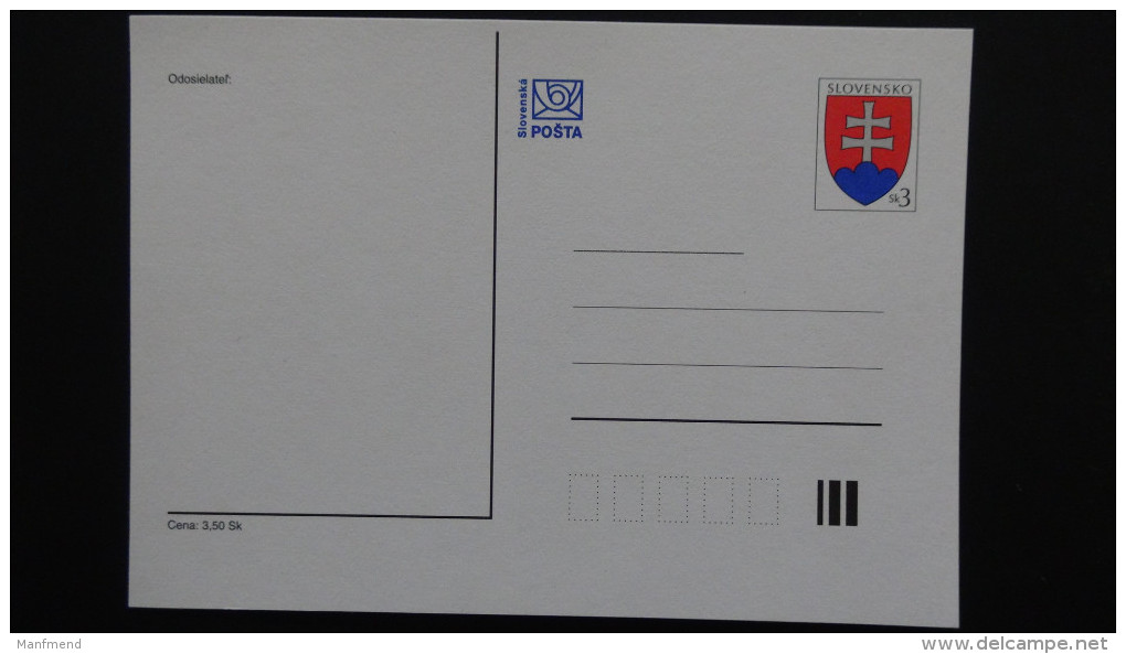 Slovakia - 1994 - Mi: P34** - Postal Stationery - Look Scan - Postcards