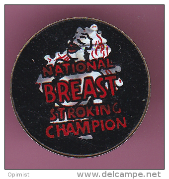 46209-Pin's .Breast Stroking Champion'.Natation.Pin Up.... - Natation