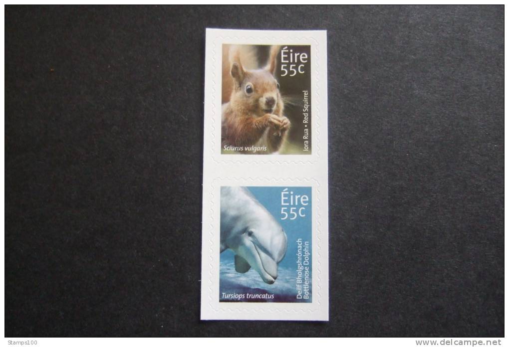 IRELAND 2011  SELFADHESIVE COIL   SQIRREL AND DOLPHIN   MNH **       (011802-118) - Unused Stamps