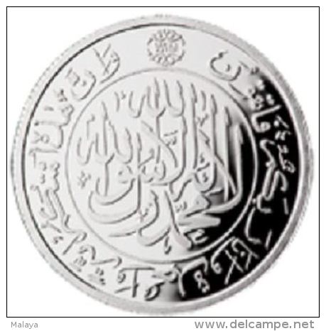 Malaysia 2010 1 Dirham Silver Kelantan 1 Dirham .999 Silver Coin - Malaysia