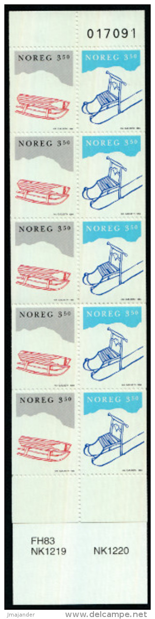 Norway 1994 Christmas. Booklet Mi MH 23 MNH - Markenheftchen