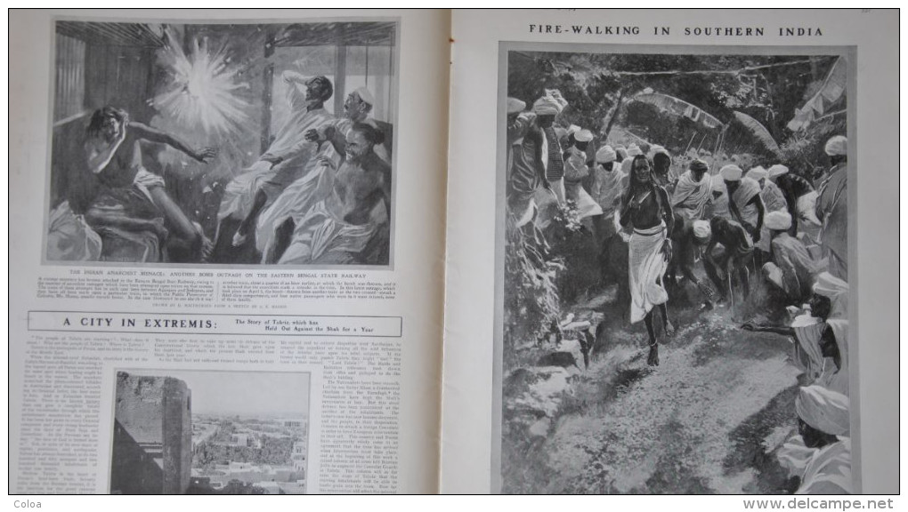 Special Sketches Of The Fighting In Constantinople 1909 - War 1914-18